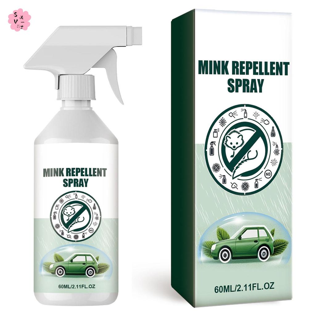 ช่องเครื่องยนต์รถยนต์ Ermine Repellent สเปรย์สูตรพืชธรรมชาติบริสุทธิ์สําหรับห้องครัวห้องนอนในร่ม