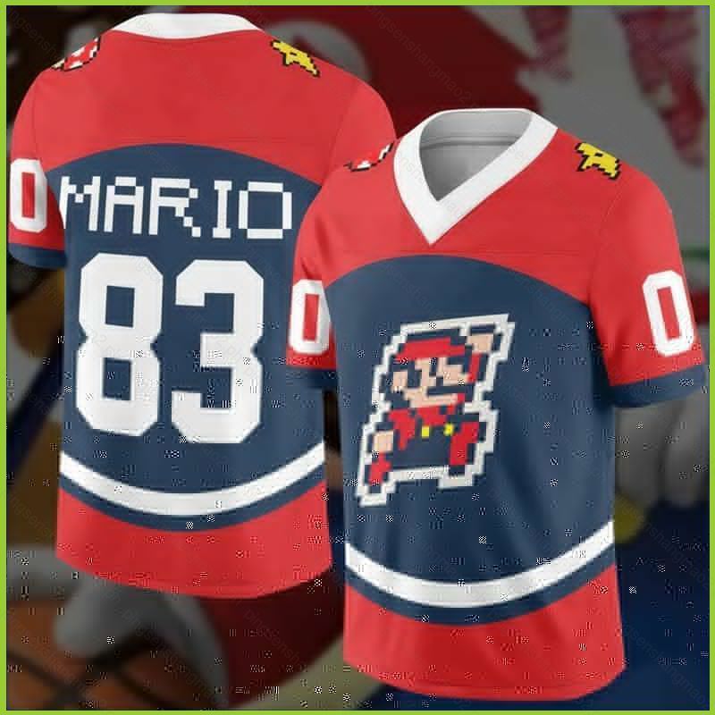 เสื้อยืด PS2 Super Mario Bros แขนสั้น คอสเพลย์ Luigi 3D เหมาะกับเด็กและครอบครัว