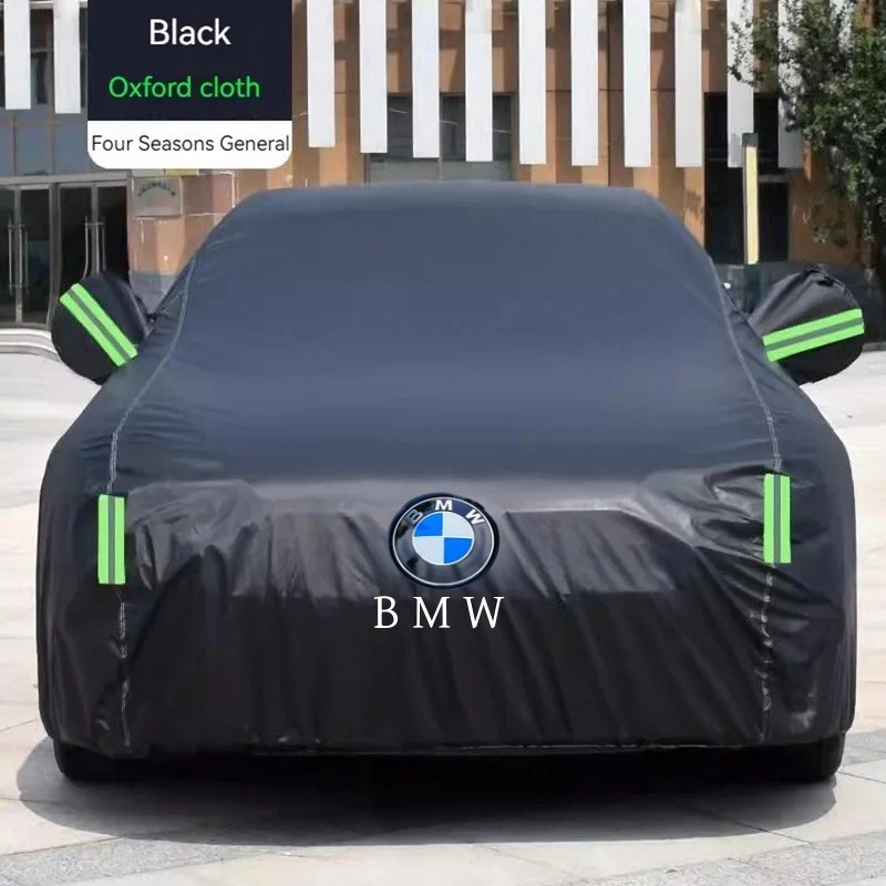 BMW รถกันน้ํากลางแจ้ง Full โลโก้รถ Aganist Anti UV Rain Snow สําหรับ BMW 2 Series 3 Series 4 Series 