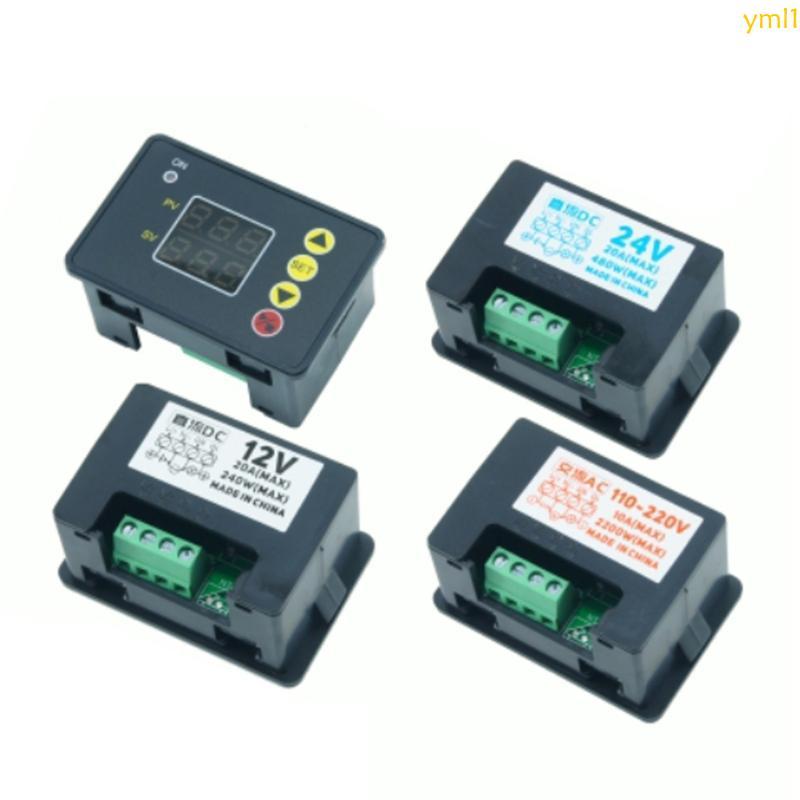 Yml1 LED Digital Time Delay Module 0-999s min hour Open Timer Control Module 1 Channel Counting Time