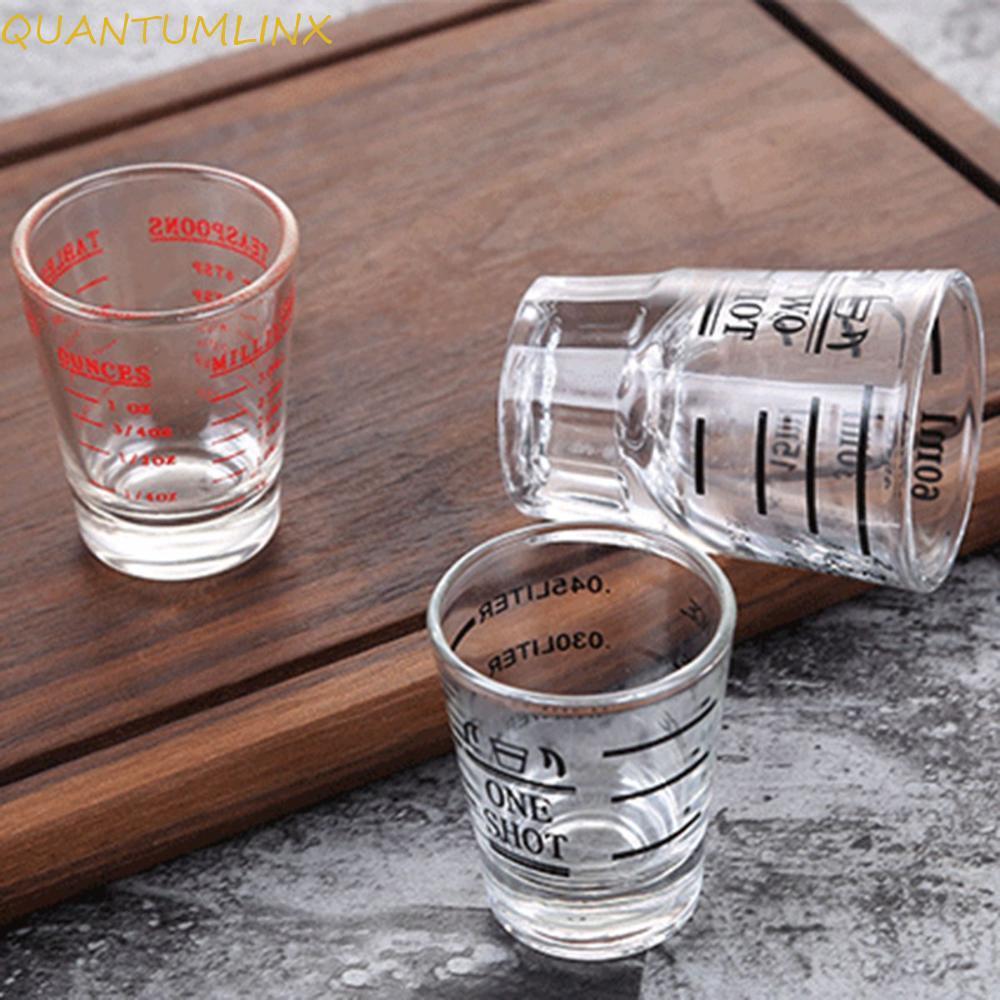 QUANTUML Jigger 1.5oz/45ml อุปกรณ์เสริมบาร์เครื่องมือบาร์เทนเดอร์สําหรับงานหนักทนความร้อน