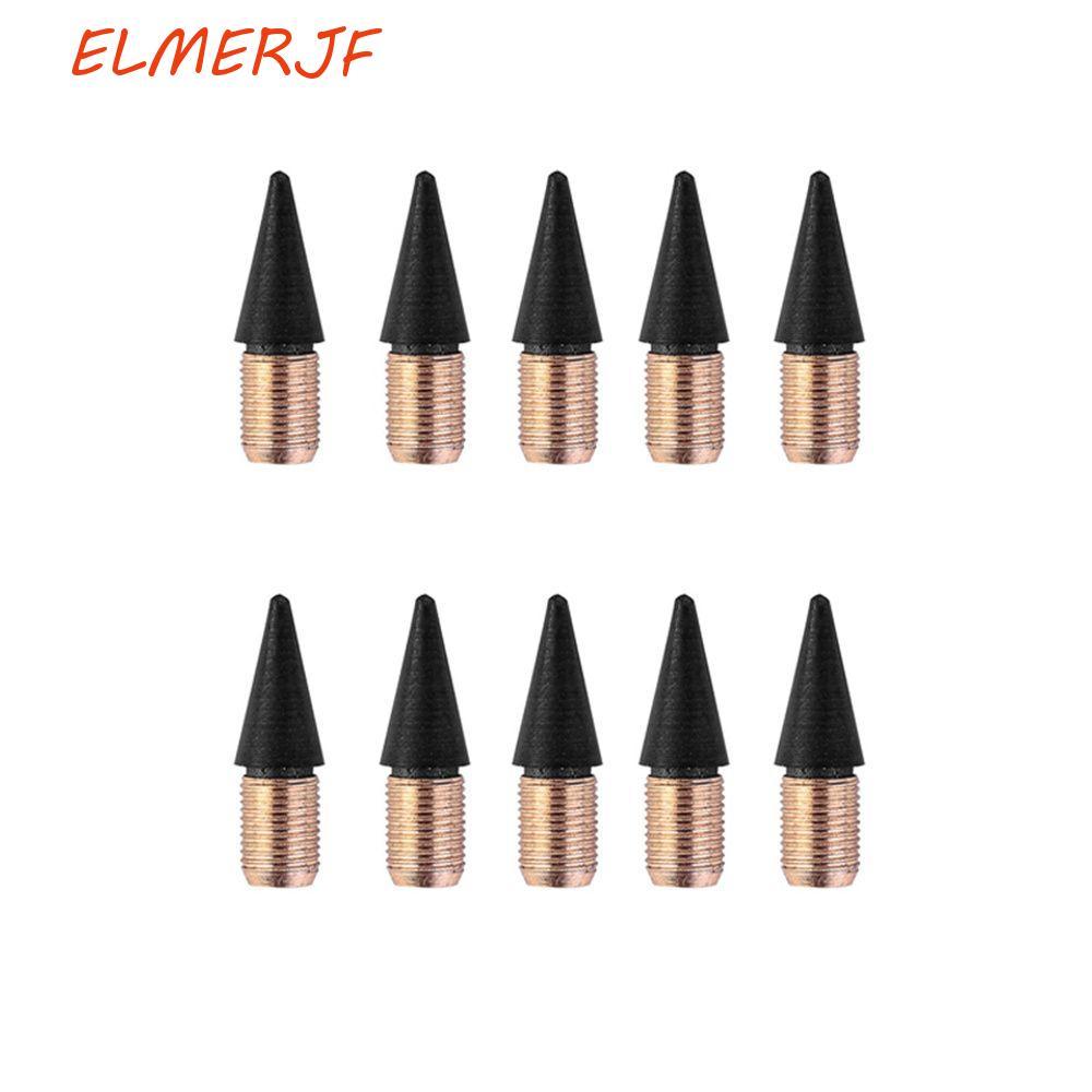 ELMRJF ดินสอนิรันดร์ Nib 5 ชิ้นเปลี่ยนได้เขียนไม่จํากัดเครื่องเขียนสํานักงานอุปกรณ์การเรียนหัวปลายดินสอ