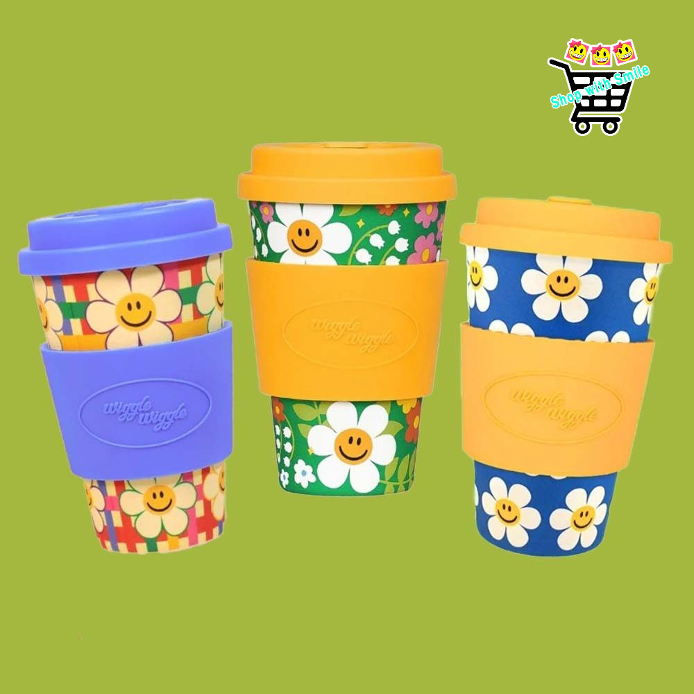 Wiggle Wiggle Bamboo Mug Cup 400ml แก้วน้ำ แก้วเยื่อไผ่ แก้วมัคลายน่ารัก