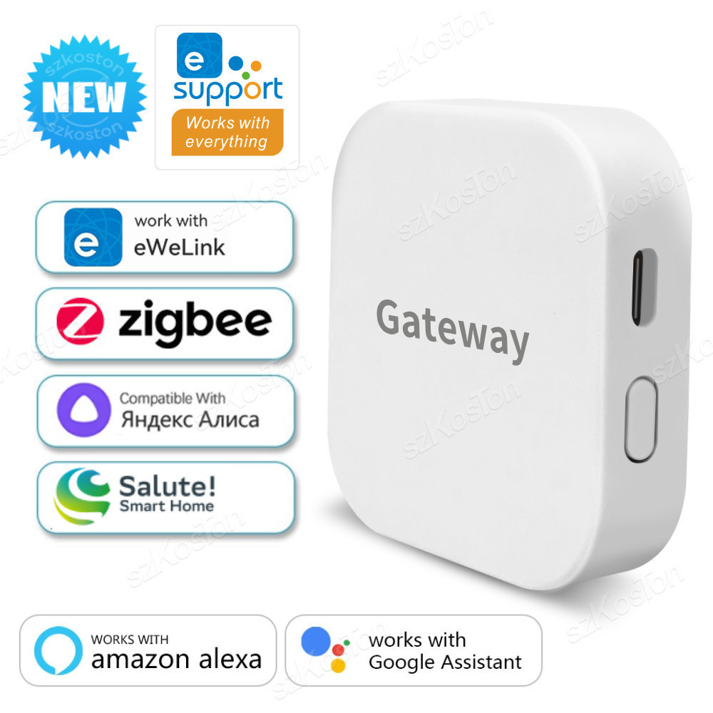 3.0 ZigBee Multi-mode Gateway Hub สมาร์ทไร้สายสะพานตาข่าย eWeLink App รีโมทคอนโทรลทํางานร่วมกับ Alex