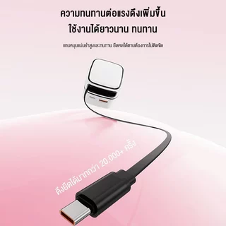 OKAWA ชุดชาร์จเร็ว 35W ชุดชาร์จ GaN สายชาร์จ + หัวชาร์จ Fast charging มีสาย Type-C แบบยืดหด สําหรับ Type-C/i&p