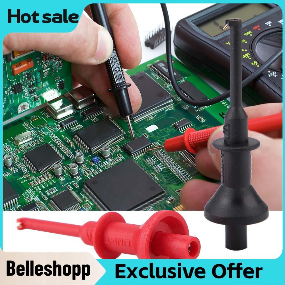 Belleshopp UT-C01 Multimeter Test Hook Clip การทดสอบไฟฟ้า Grabber Probe สำหรับชิ้นส่วนอิเล็กทรอนิกส์