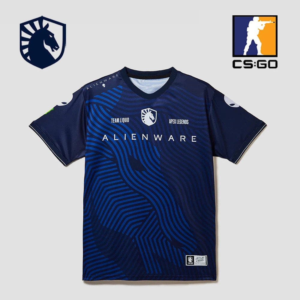 เสื้อทีมLiquid CS2 CSGO esports ออกแบบโดยTwistzz เสื้อยืดยุคสมัยunisex