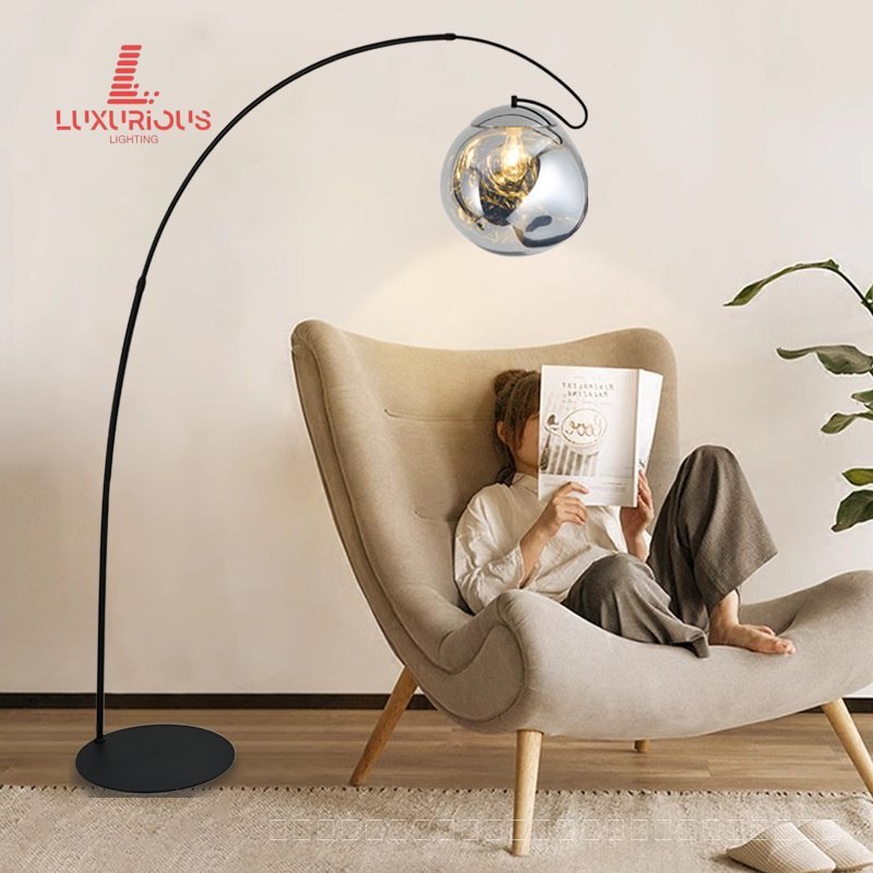 Nordic Fishing Lamp Lava Floor Lamp Living Room High Aesthetic Sofa Study Bedroom Bedside Creative F