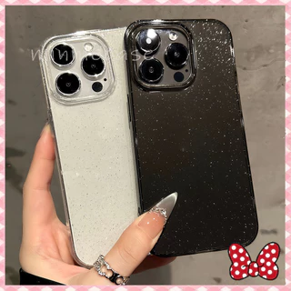 ✨️เคสสำหรับไอโฟน16PROMAX 11 12 13 14plus 15PRO โปร่งใส แฟลช หรูหรา กรณีโทรศัพท์มือถือ ป้องกันการชนกัน 6/7/8PLUS X/XR/XS