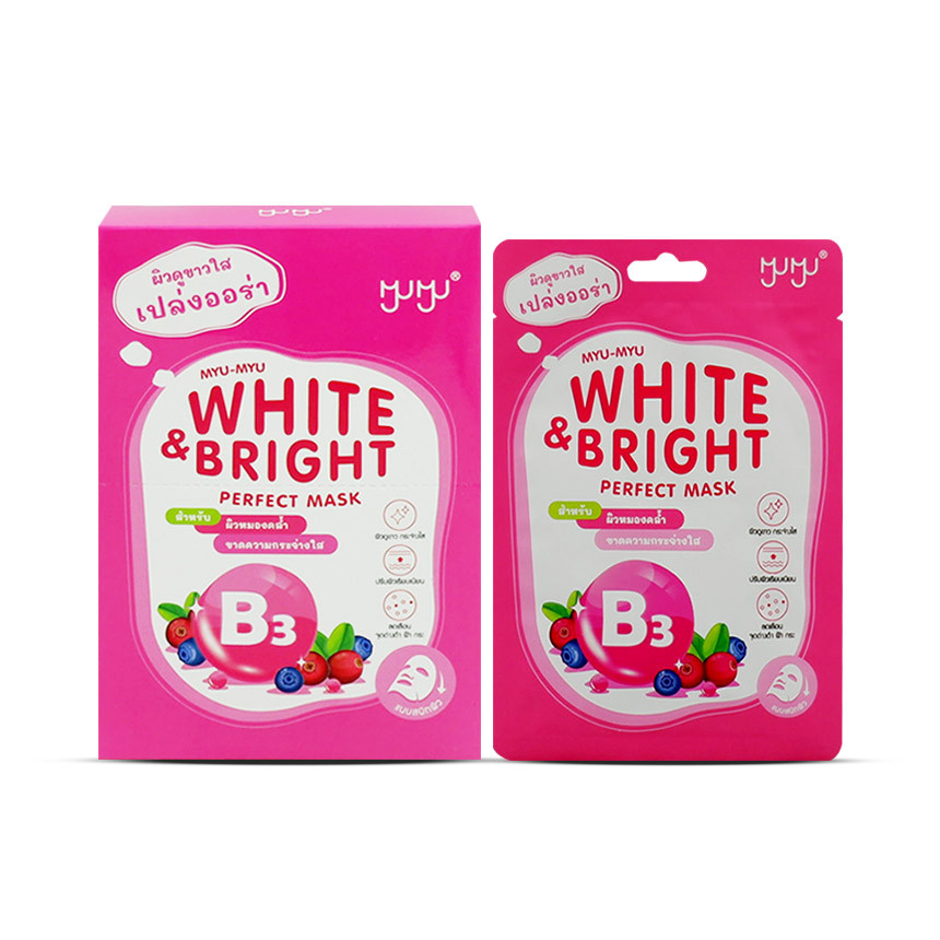 Myu-Myu White & Bright Mask ซอง 1 แผ่น
