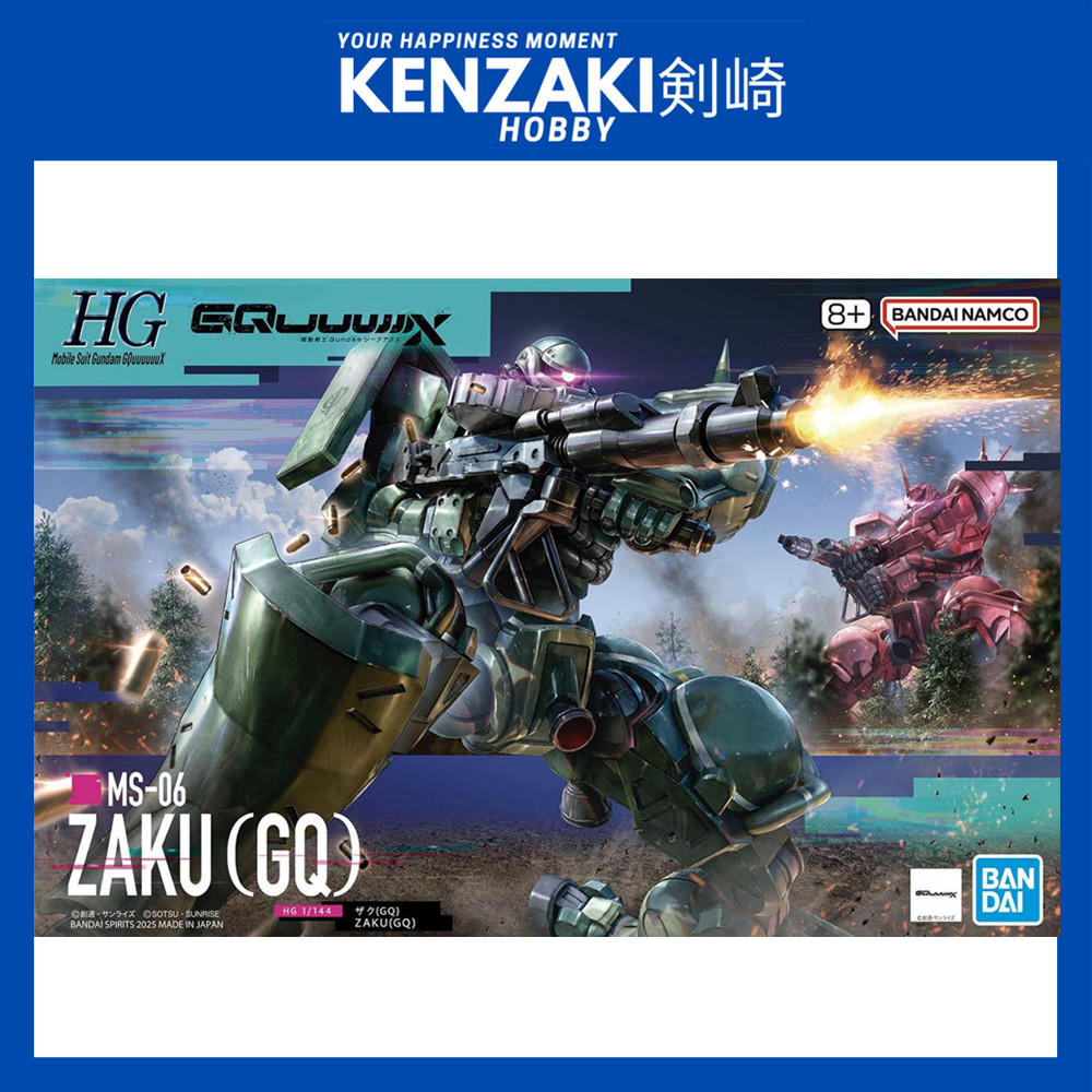 BANDAI HG GUNDAM GQUUUUUX ZAKU DIECAST โมเดลพลาสติก