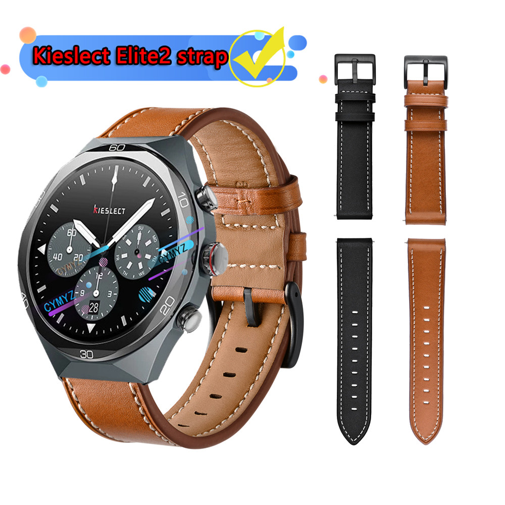 สาย Kieslect Elite2 สายหนัง Kieslect AI Smartwatch Elite2 strap สายรัดข้อมือกีฬา