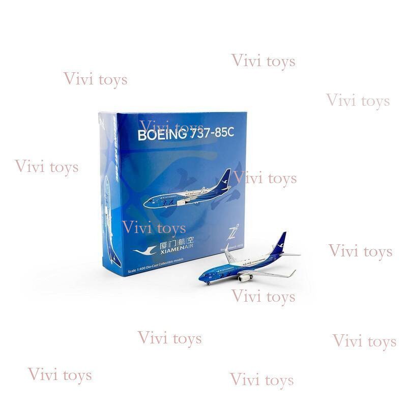 {{ของเล่นสดใส } Z2 Models 1/400 Xiamen Airlines B737-85C B-5656 Daxing Metal Model 360107 9BUP