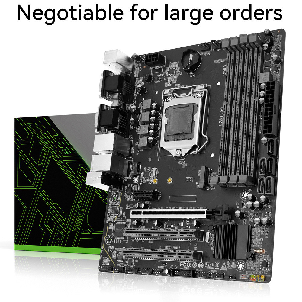 มีสินค้าในสต๊อก ม.น. combed บ.ม. ﻿ MACHINIST H97M-PRO เมนบอร์ด DDR3 LGA1150 M-ATX 4 ช่อง