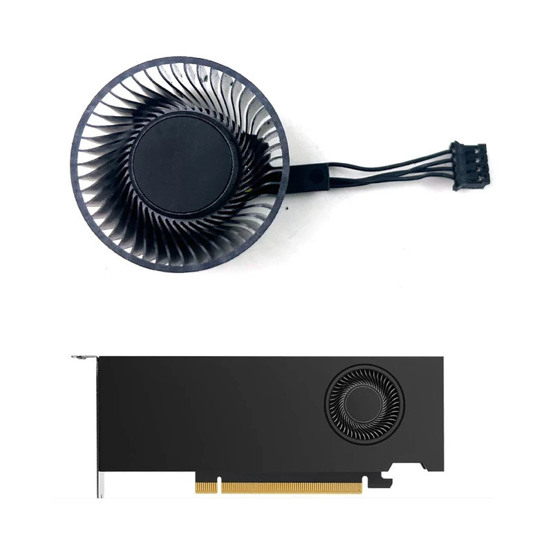 ใหม่ BAPC0420R2UP001 Cooler พัดลมสําหรับ NVIDIA PNY Quadro RTX A2000 6GB 12GB กราฟิกการ์ดพัดลมระบายค