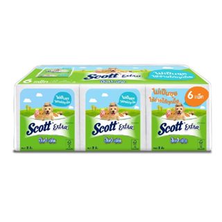 SCOTT กระดาษชำระ รุ่น ป๊อป-อัพ 86 แผ่น (แพ็ค 6 ห่อ)