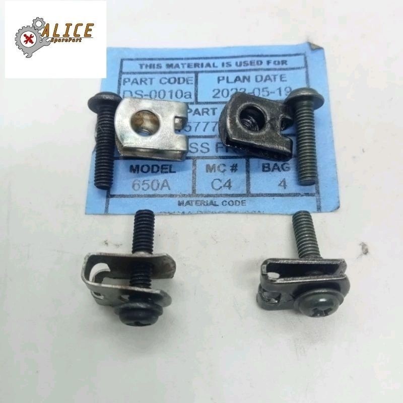 ขายส่ง M4 SMALL CLIP BOLT SET BODY COVER HONDA LAMP COVER CLIP M4 BOLT 7 HONDA HEAD COVER BOLT