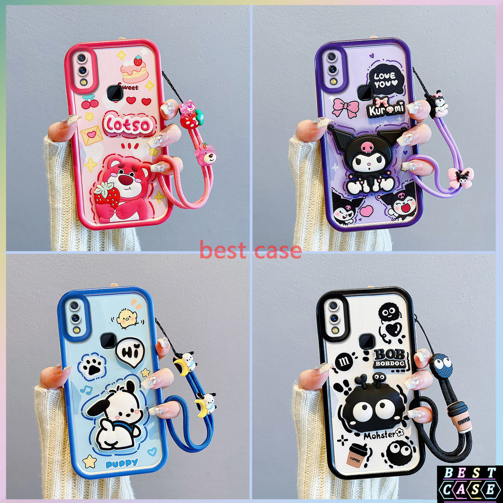 เคส Vivo V9 เคส Vivo Y85 เคส Vivo Y89 เคส Vivo 1723 1726 1727 เคสน่ารักการ์ตูน 3D dollเคส เคสโทรศัพท