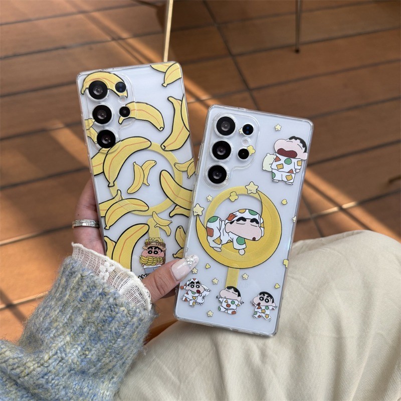 SAMSUNG สําหรับSamsung S25 Ultra S24 S23 FE S22 S21 กล้วยเคสโทรศัพท์สําหรับSamsung A55 A56 A16 A17 A