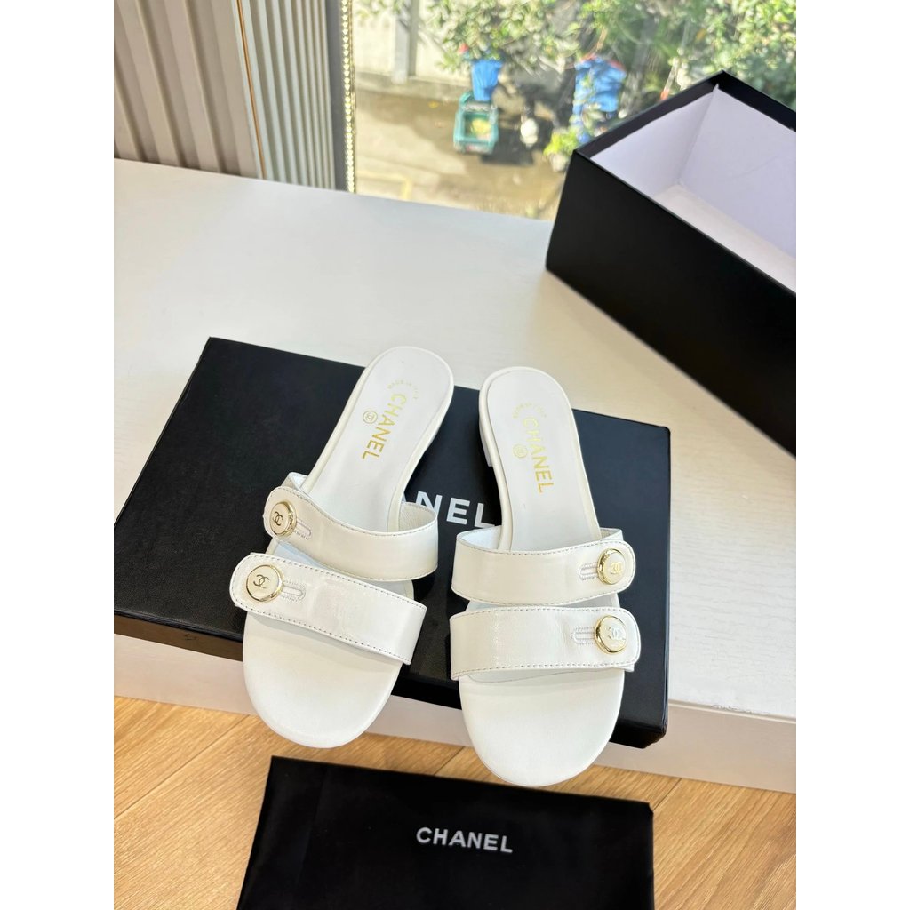 รองเท้าแตะส้นแบน CHANEL Size 35-42
