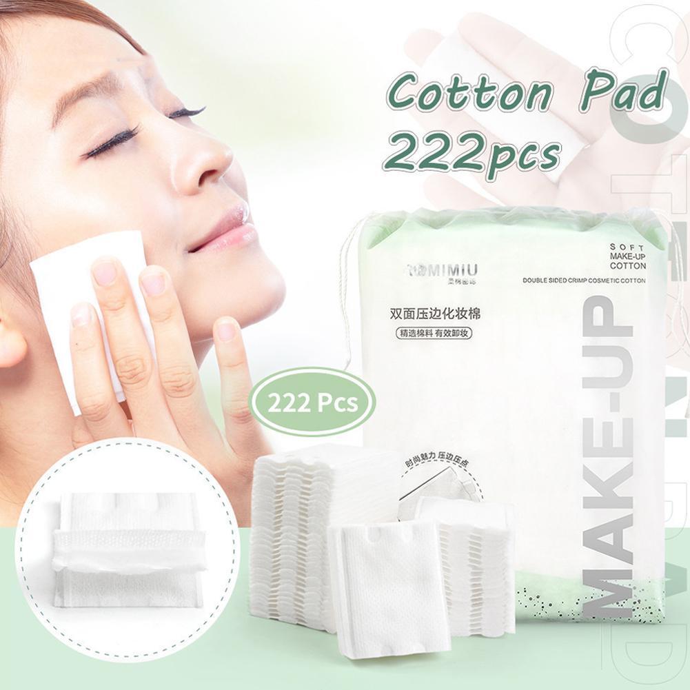50/เซ็ต Make-up Cotton Pads Water-absorbing Pad Wet Round Soft Cotton C4u3