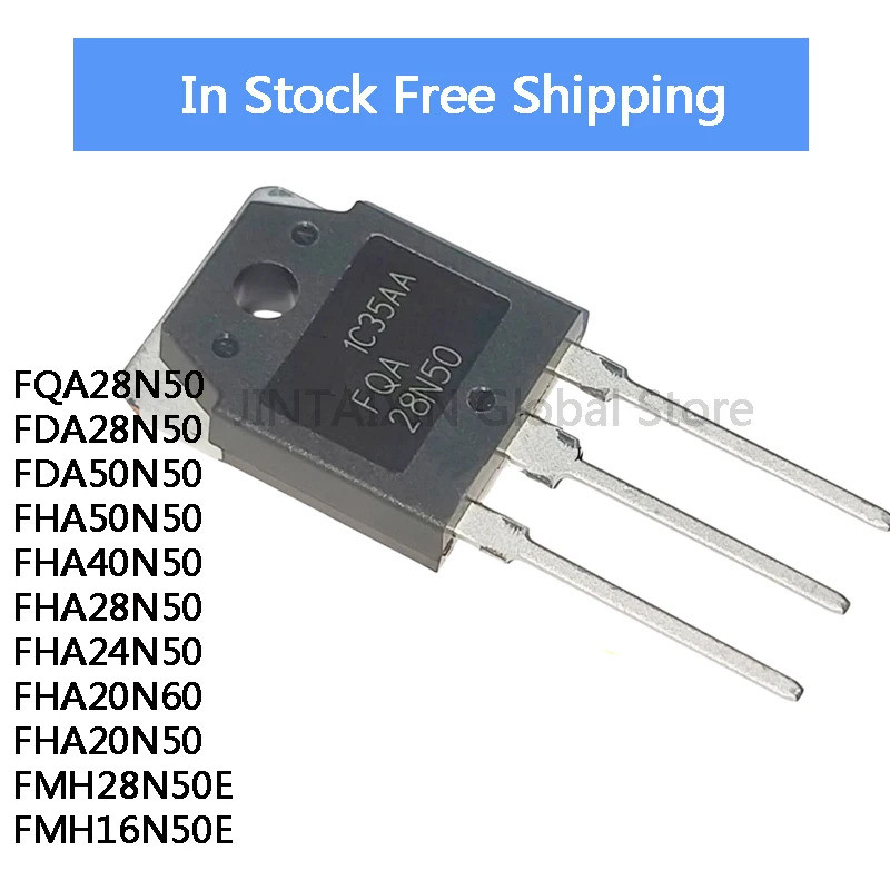 5PCS FQA28N50 FDA28N50 FDA50N50 FHA50N50 FHA40N50 FHA28N50 FHA24N50 FHA20N60 FHA20N50 FMH28N50 FH28N