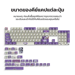 FANTECH x ONE PIECE คีย์แคปเสริม 135 ปุ่ม ลายวันพีช รุ่น ACKO3 ใส่กับ Mechanical Keyboard ได้ทุกรุ่น