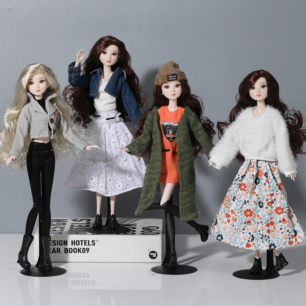 ตุ๊กตาเสื้อผ้าเหมาะสําหรับ 1/6 อัตราส่วน 32 ซม./30 ซม.บาง สุด ๆ รุ่น ร่างกาย ตุ๊กตา 30 ซม.สวมใส่ ทําเอง เปลี่ยนเสื้อผ้าของเล่นอุปกรณ์เสริม (เฉพาะเสื้อผ้า)