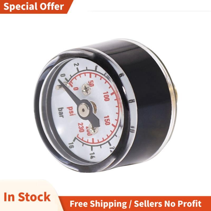 เครื่องวัดแรงดัน Pressure gauge สำหรับการดำน้ำ PCP Mini ความละเอียดสูง 16 Bar