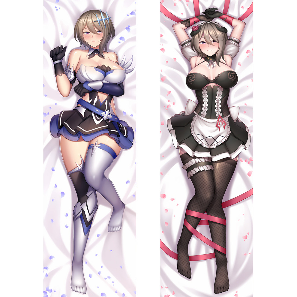 เกมผลกระทบ Honkai 3rd Rita Rossweisse Dakimakura กอดหมอน Body Case