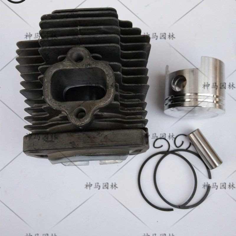 Free Shipping Trimmer Cylinder Piston Ring / TH43 Cylinder Head / Gas Engine Piston Ring สำหรับสวน