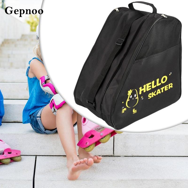 กระเป๋าใส่รองเท้าสเก็ตแบบระบายอากาศ พร้อมใช้งานกับroller skates และinline skates — صورة 5