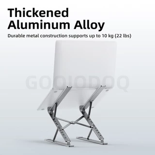 GOOJODOQ Laptop Stand Double-layer Height Increase Adjustable Height and Tilt for Laptops Ranging from 12.6'' to 17.3''