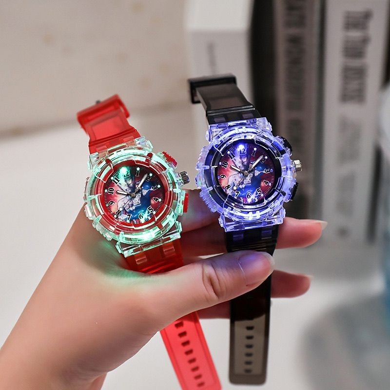 ระเบิดนาฬิกา Ultraman Cerotica นาฬิกาเด็ก Strobe light นาฬิกา Serotica Ultraman นาฬิกาเด็กนาฬิกาโรงเ