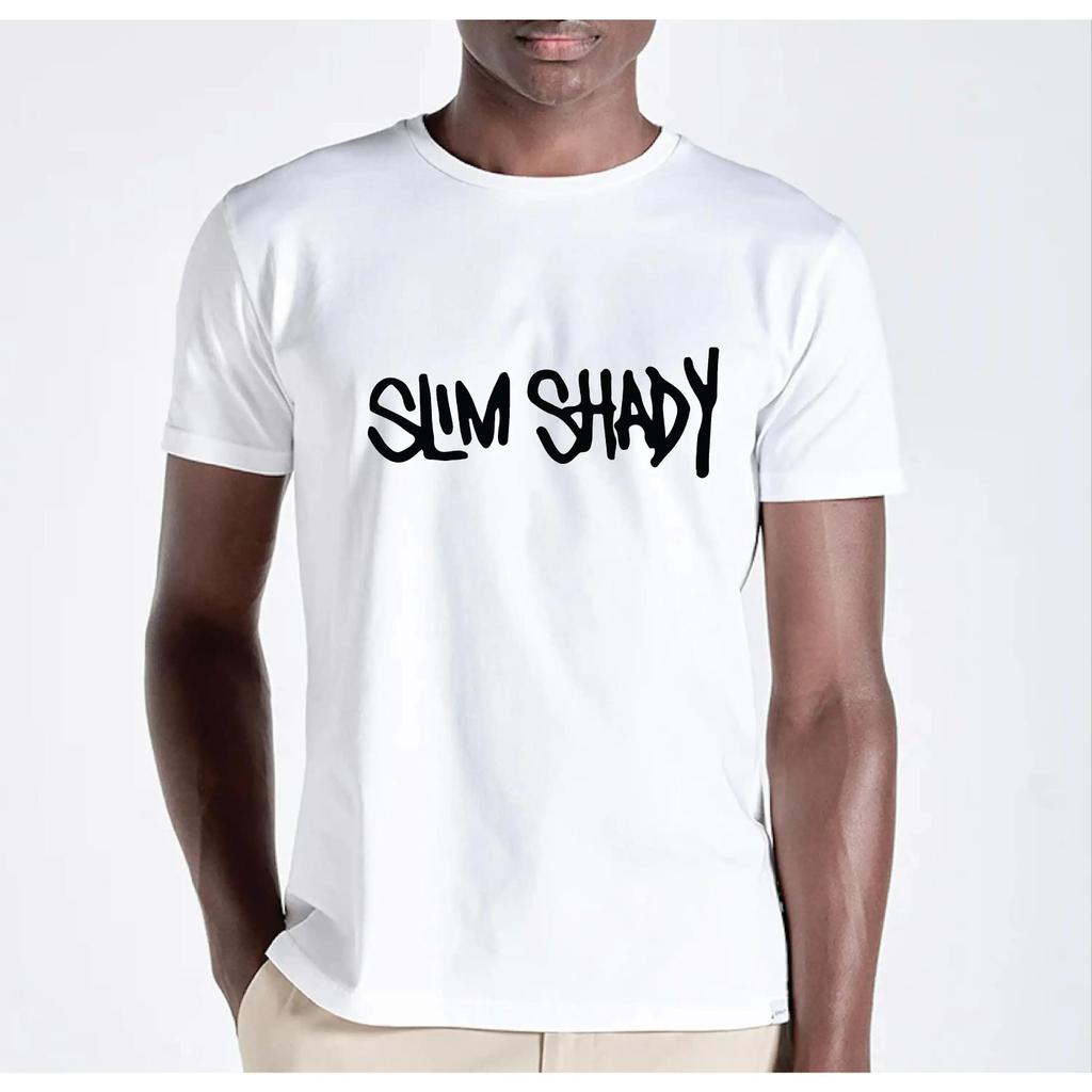 การจัดส่งภายใน 24 ชั่วโมง Men'S Slim Shady White Original T-Shirt - Eminem Inspired