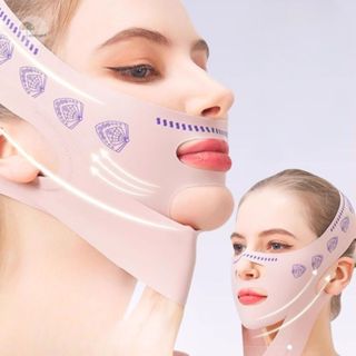 สายรัดหน้าเรียว หน้ากากรัดคาง V-Line ช่วยยกกระชับใบหน้า ลดร่…