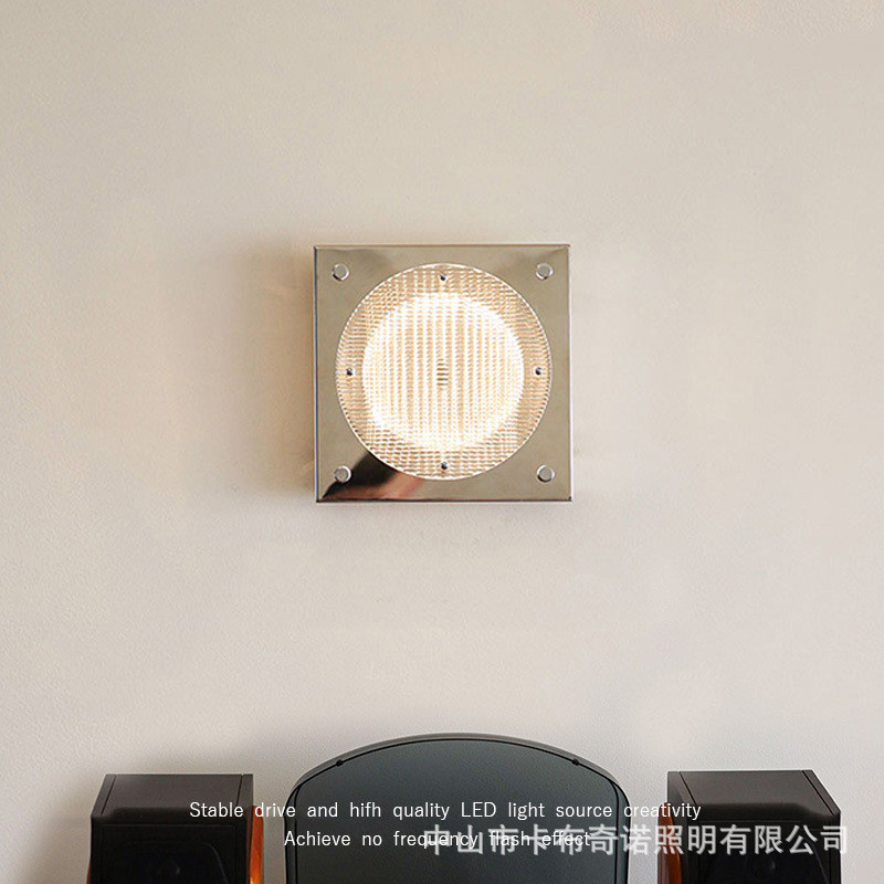 Vintage Bauhaus Entryway Wall Lamp Bedroom Lamp Living Room Corridor Creative Design Retro Decorativ