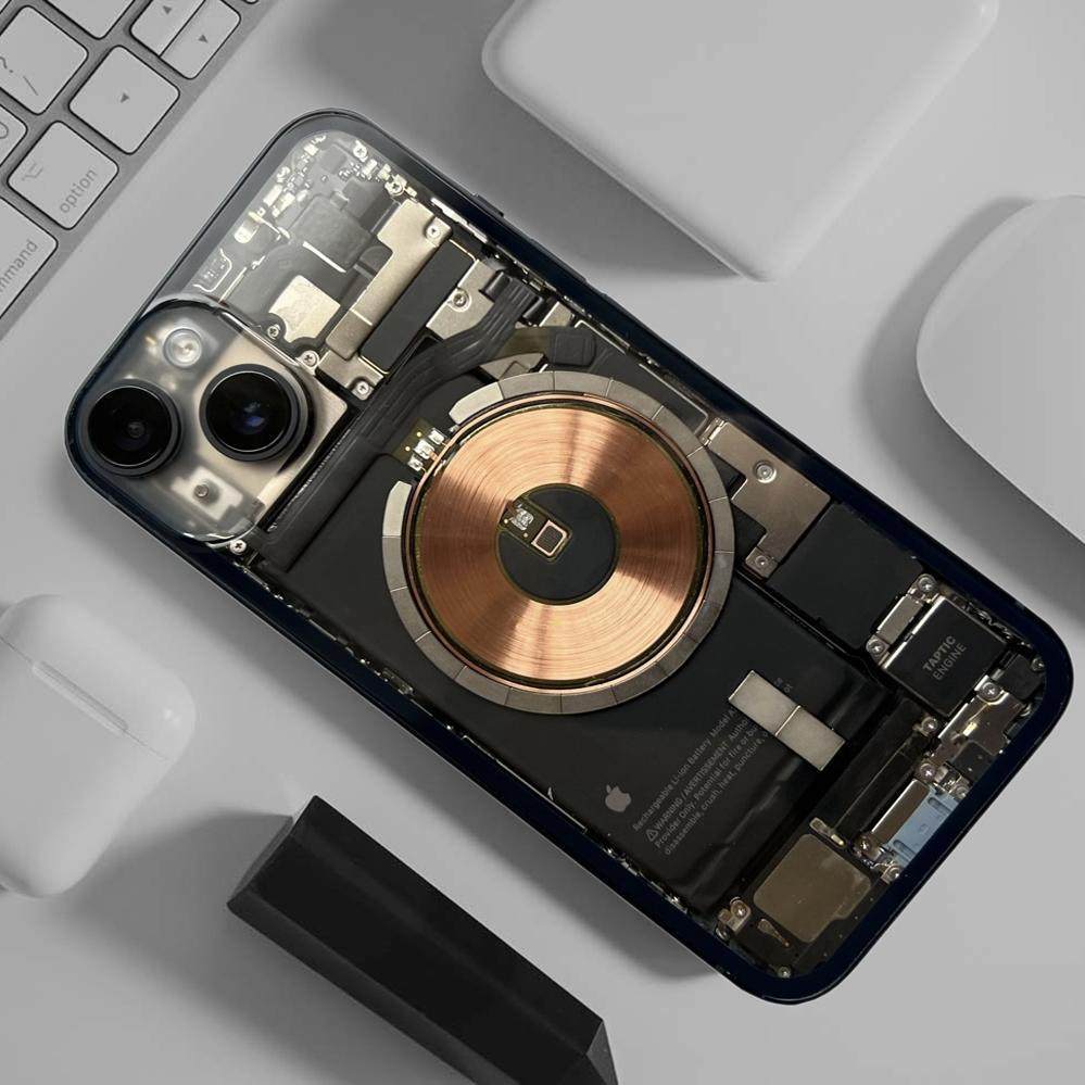 ดัดแปลง iphone12 โทรศัพท์มือถือ Apple ฝาหลังโปร่งใส SE3 หน้าจอ XSmXR118p13mini กรณี 14promax