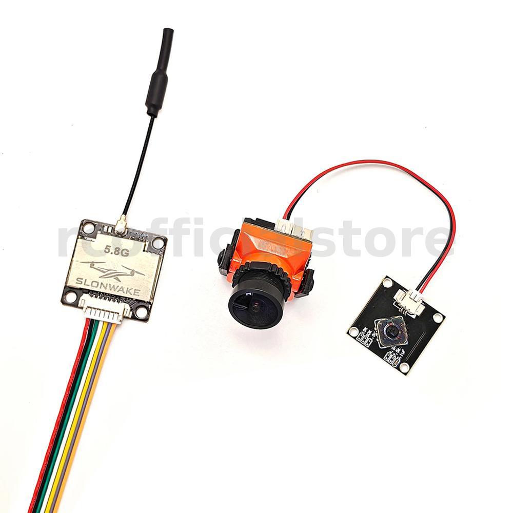 5.8G 48CH 25/100/200/600mW เครื่องส่งสัญญาณ VTX และ 2.1 มม.CMOS 1500TVL กล้อง FPV 7-24S รองรับ TBS 2