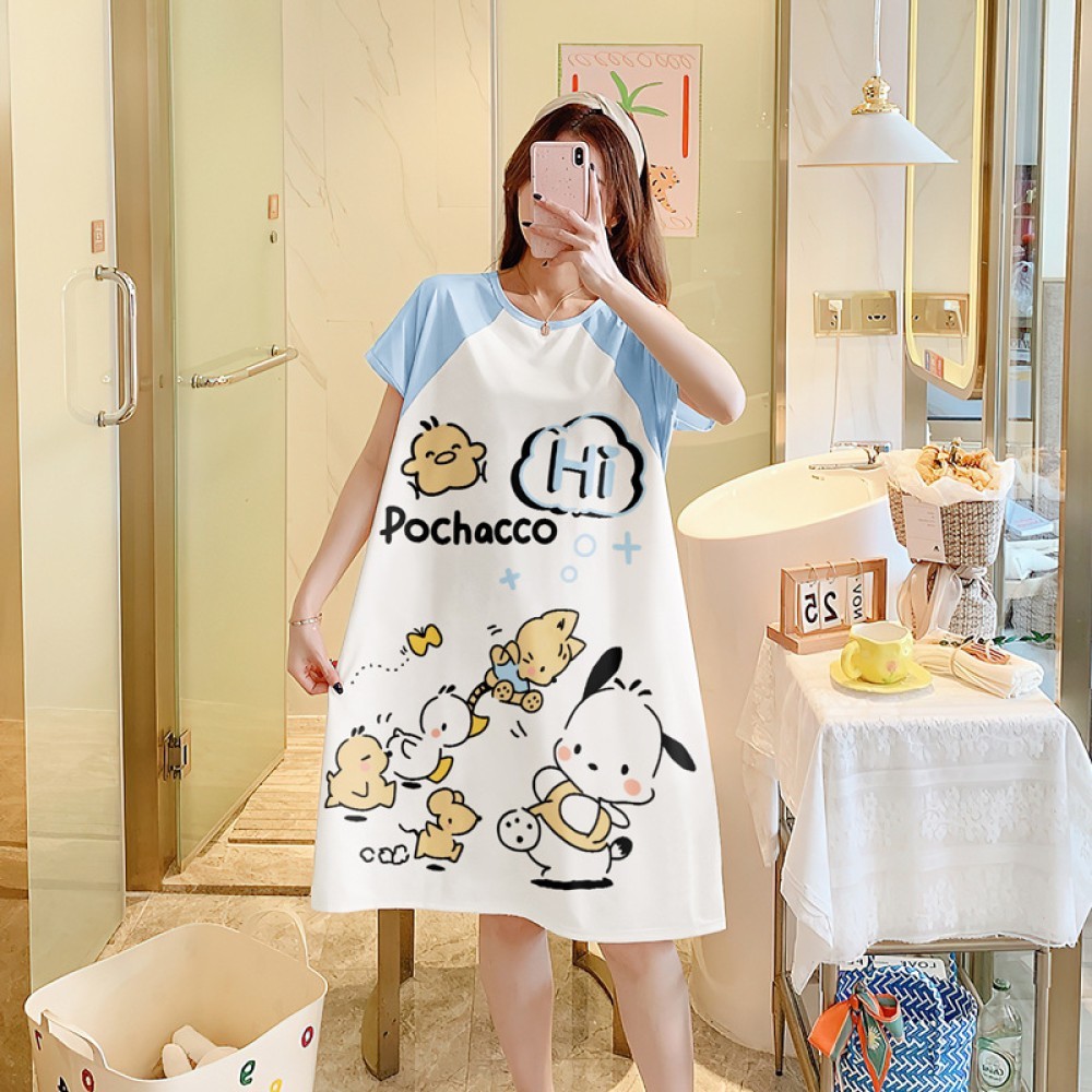 Pajamas Skirts Pajamas Dresses Cartoon Pattern Pajamas Fashion Cute Cartoon Pattern Cheap Women s Pa