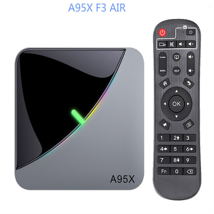 A95X F3 AIR Set-Top BOX S905X3 4GB+64GB เครื่องเล่นเครือข่ายกล่องทีวี Android 9.0