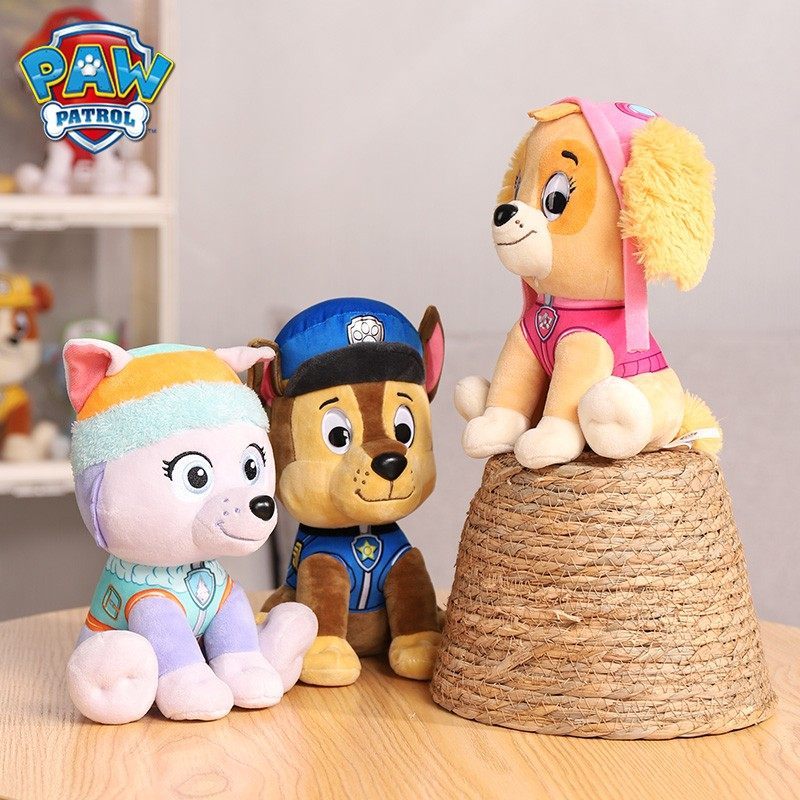 Chase Skye Marshall Tracker Everest Rocky Zuma Rubble Paw Patrol ของเล่นตุ๊กตา