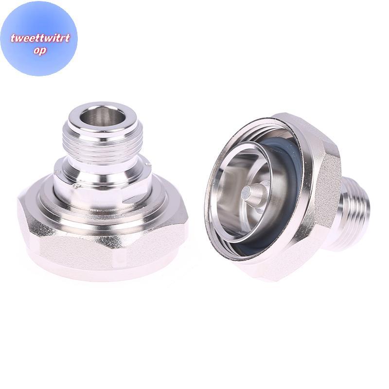 DOUSUN 1 PC L29 1/2 7/8 7/16 DIN ชาย N หญิงปลั๊กสายเชื่อมต่อ Soet Ja ตรงทองแดง Coaxial RF Connector อะแดปเตอร์สําหรับ Test Din ประเภทอะแดปเตอร์ TH