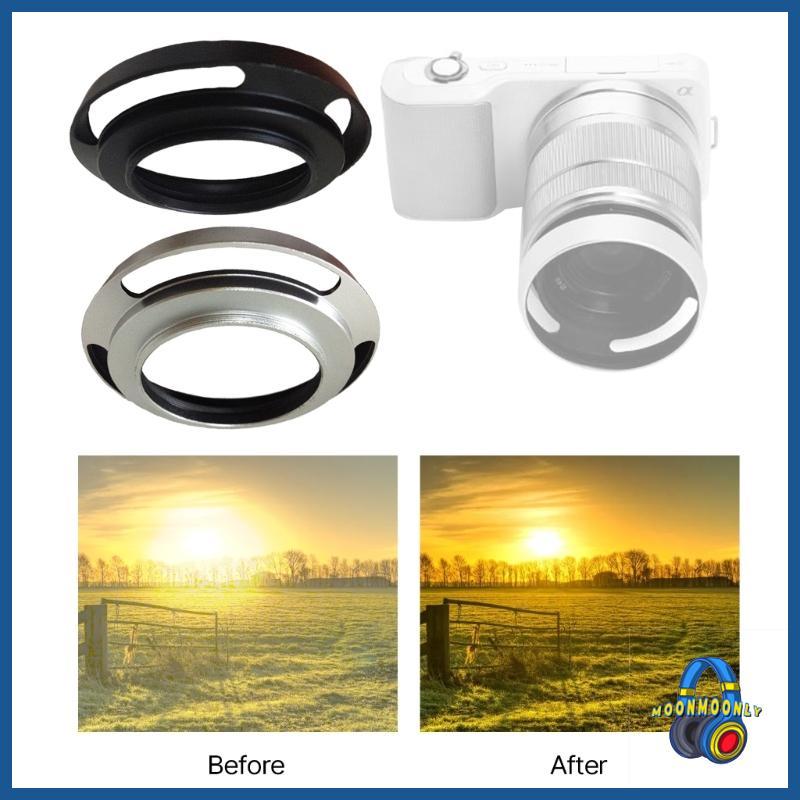 MOON Screw in Lens Hood Universal Camera Lens Cover Cap Fit 37mm to 67mm Size Mount