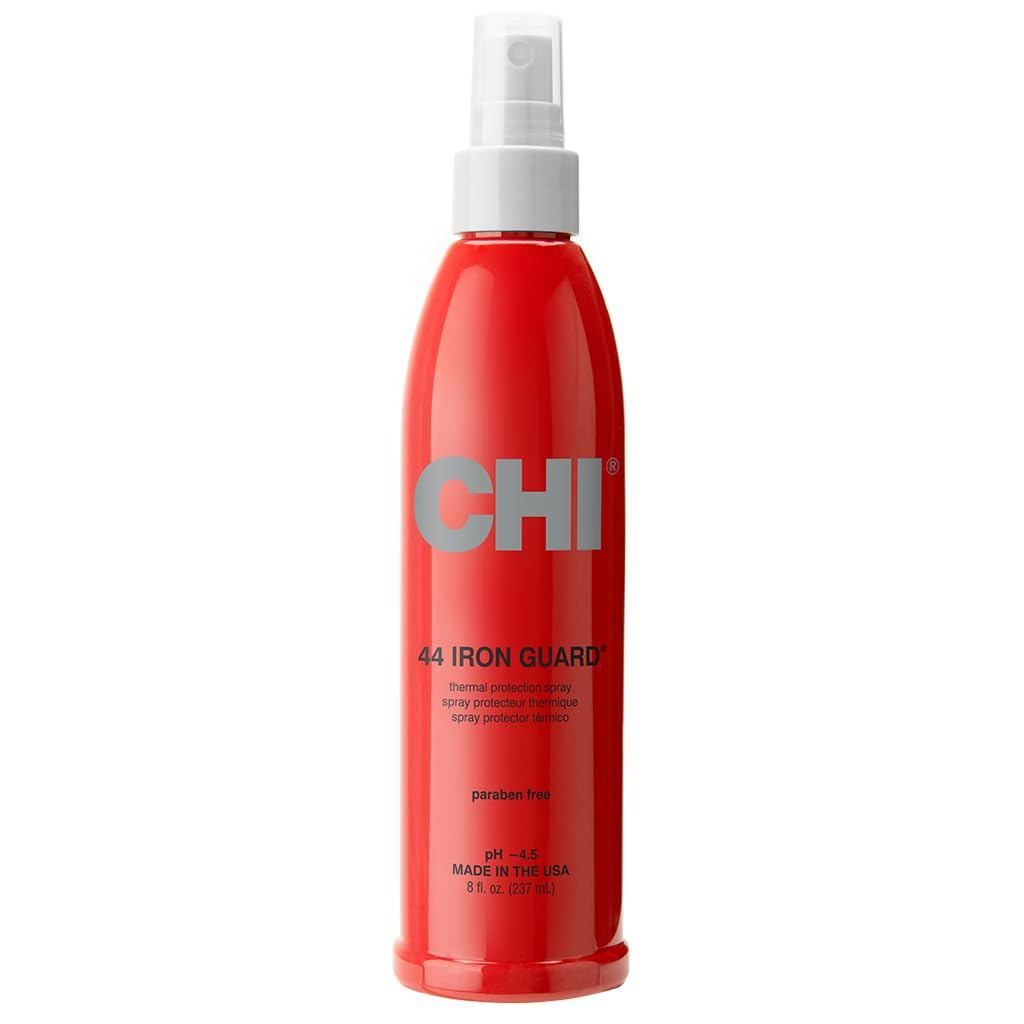 44 Iron Heat Protection Spray สูตรบํารุงช่วยต่อต้านผมเสียและควบคุมผมชี้ฟู โปร่งใส 8Ounce