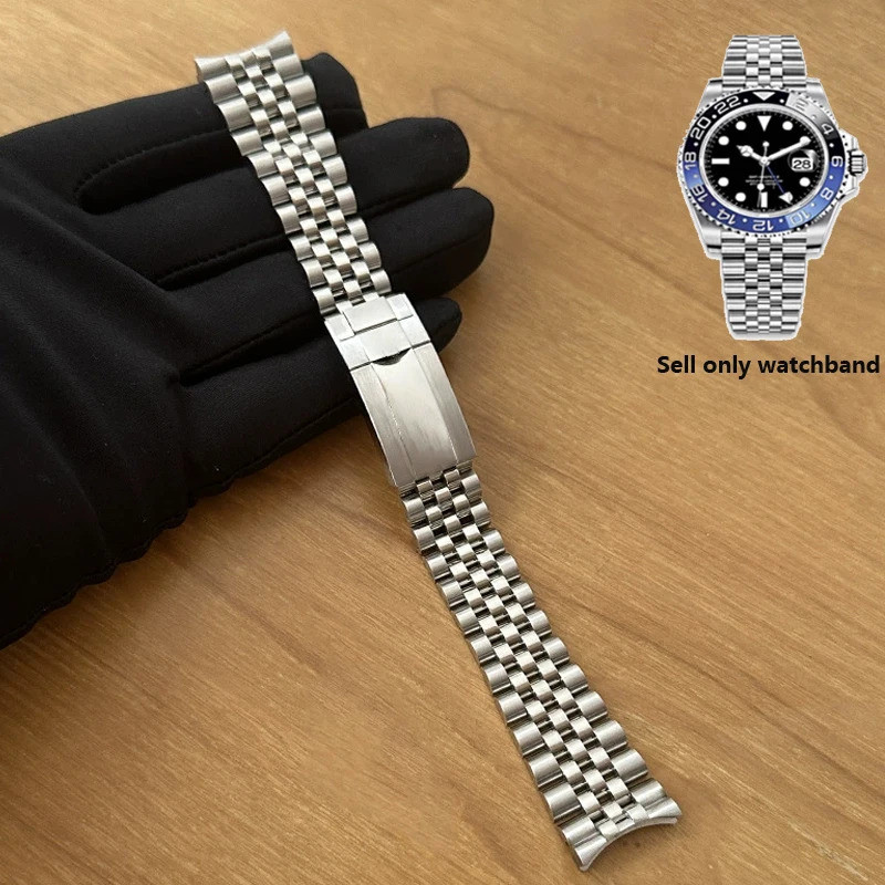 Jubilee สายนาฬิกาสําหรับ Rolex Sub GMT Yacht Daytona สายนาฬิกาสร้อยข้อมือหรูหรา Mod อะไหล่อุปกรณ์เสร