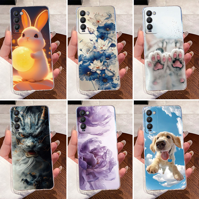 ปลอกสําหรับ Tecno Camon 18 Premier 18P 18T กรณีความงามหรูหราน่ารัก Cool ชายหญิงโปร่งใสสําหรับ Tecno Camon18 P นุ่มเคสโทรศัพท์