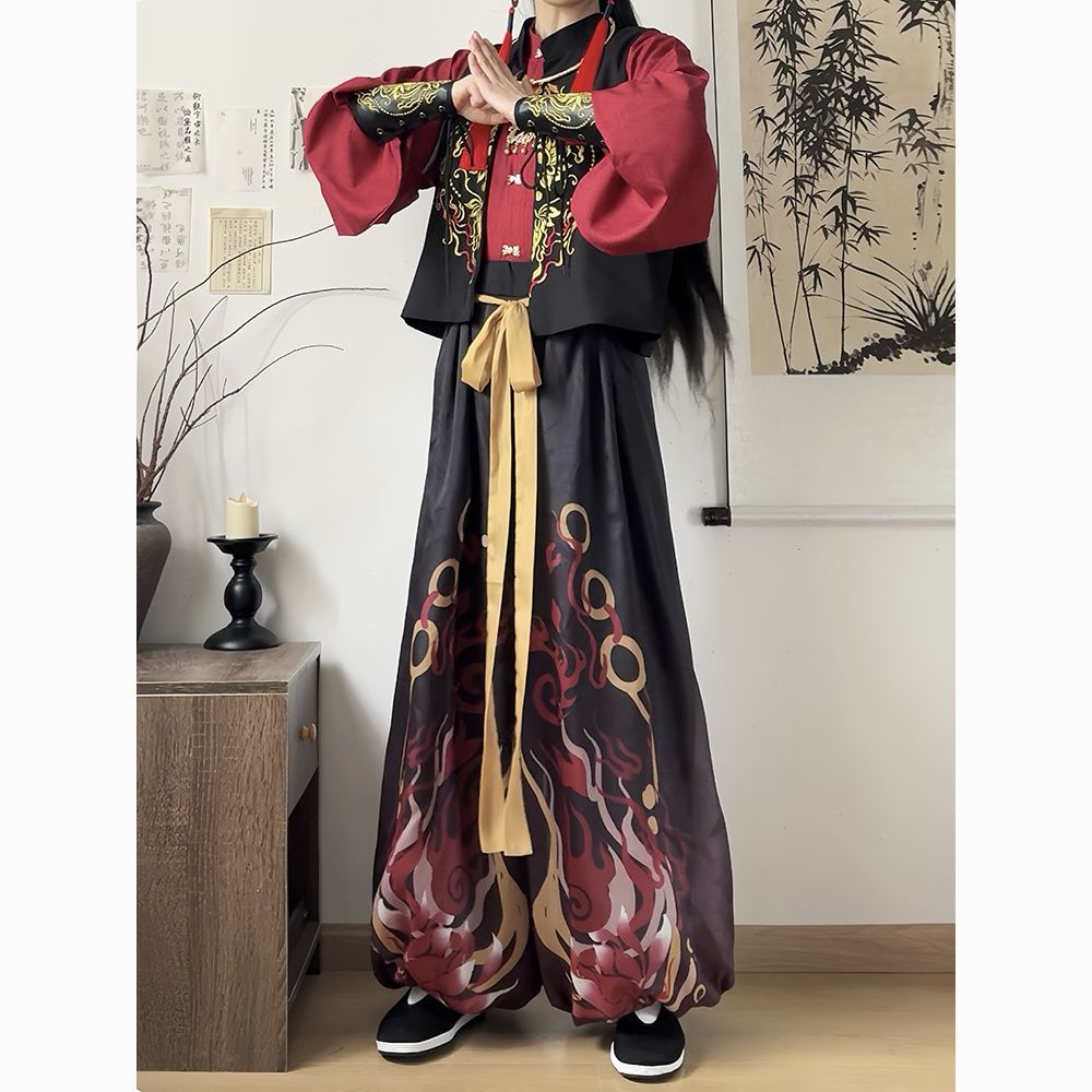 Yunjin Nezha Cosplay ชุด Hanfu สำหรับผู้ใหญ่ทั้งชายและหญิง สไตล์ใหม่ฤดูใบไม้ผลิและฤดูร้อน