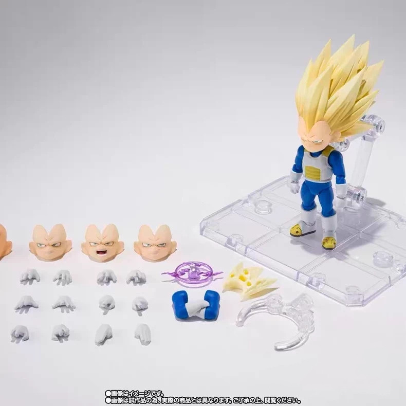 🎈 [Pre-Order]Bandai SHF Dragon Ball DAIMA Daima Mini Super Saiyan 3 Vegeta Vegeta Vegeta Figure