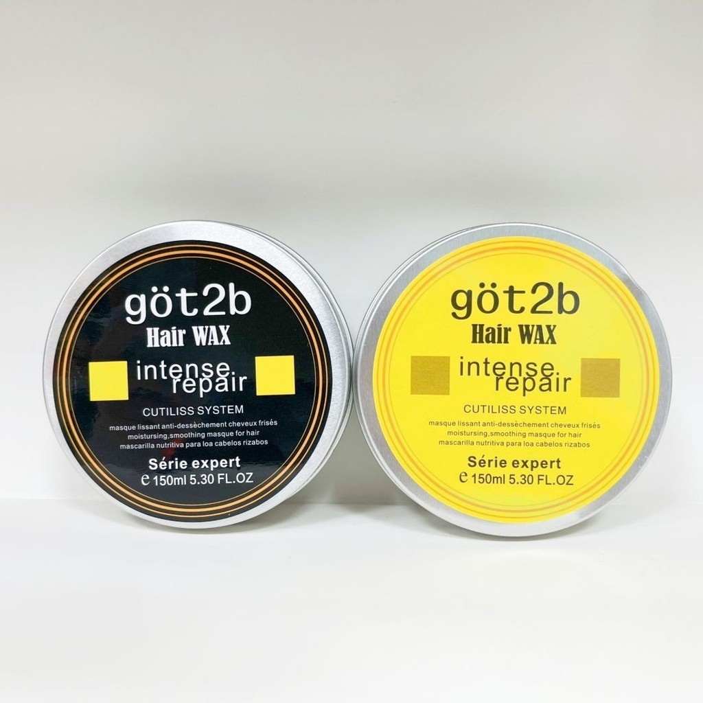 GOT Solid Hair Wax จัดแต่งทรงผมกลิ่นหอม Moisturizing สีดําสีเหลืองโปร่งใส Hair Wax โคลนผมครีมธรรมชาต